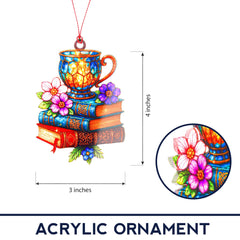 Bookish gifts ornament 2025 designed for festive decor