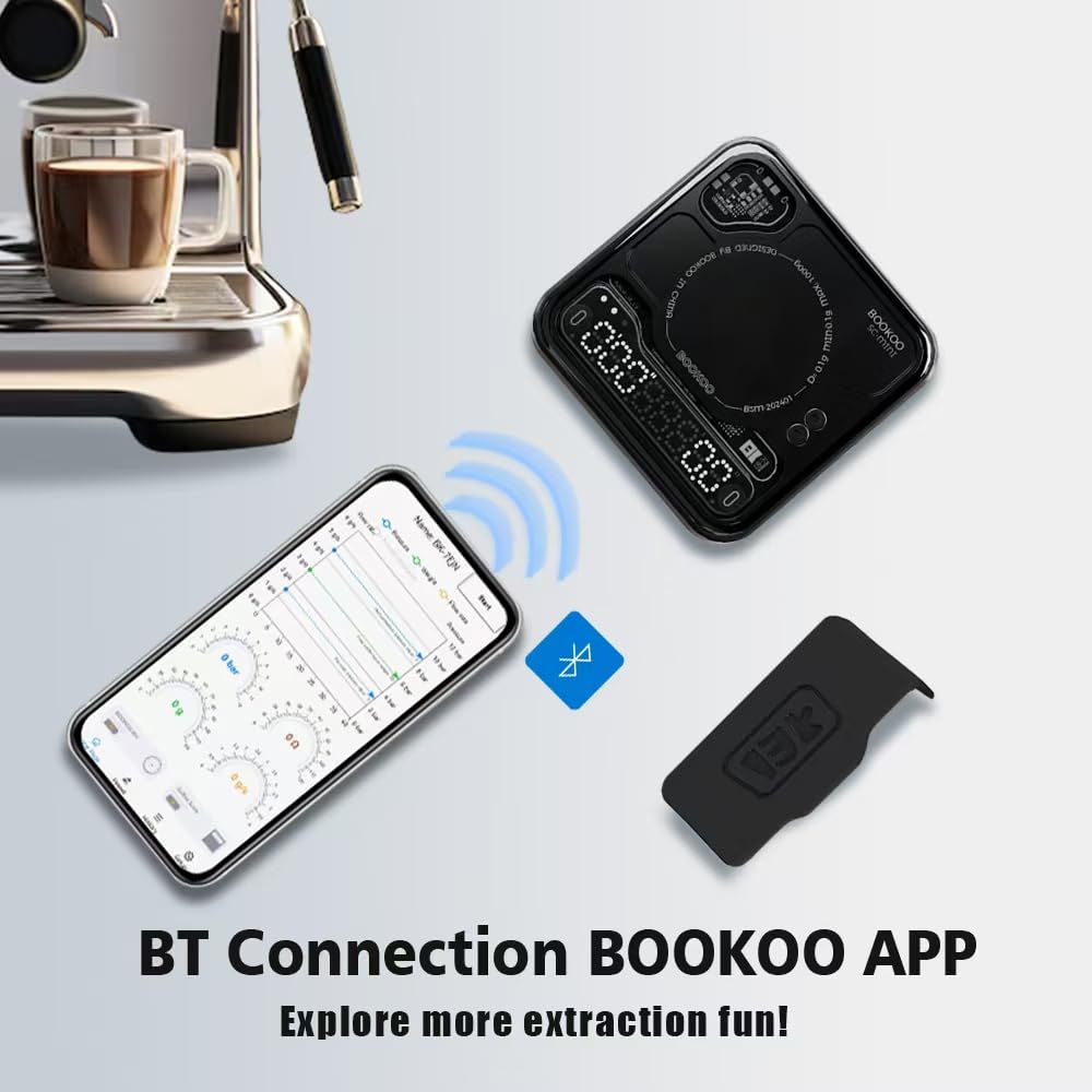 IPX4 water resistance and LED touch screen on Bookoo scale