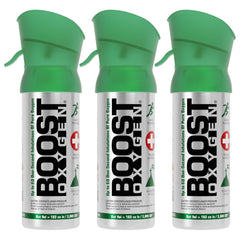 Boost Oxygen pocket size natural 3L canister 3 pack front view