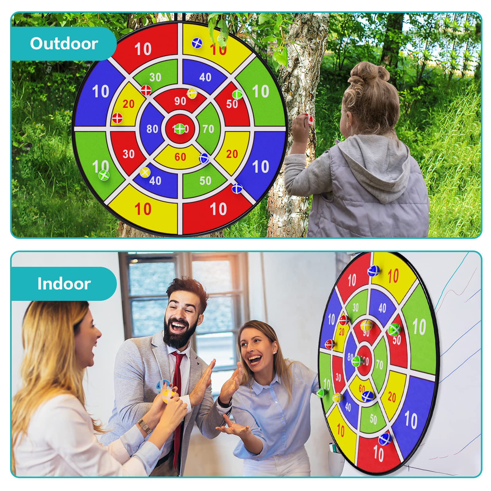 Dart board hook included with BooTaa kit