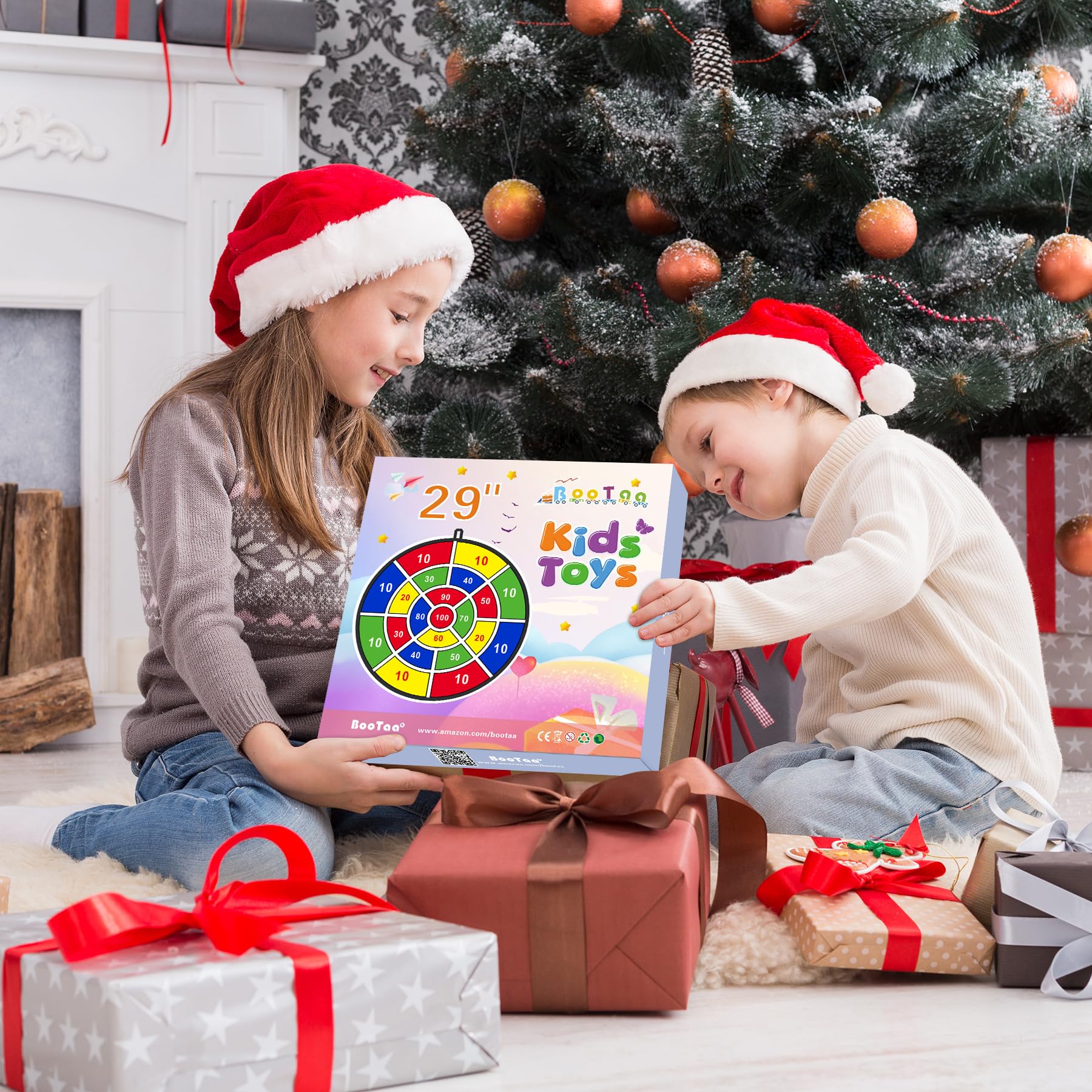 Safe fabric BooTaa dart board for kids
