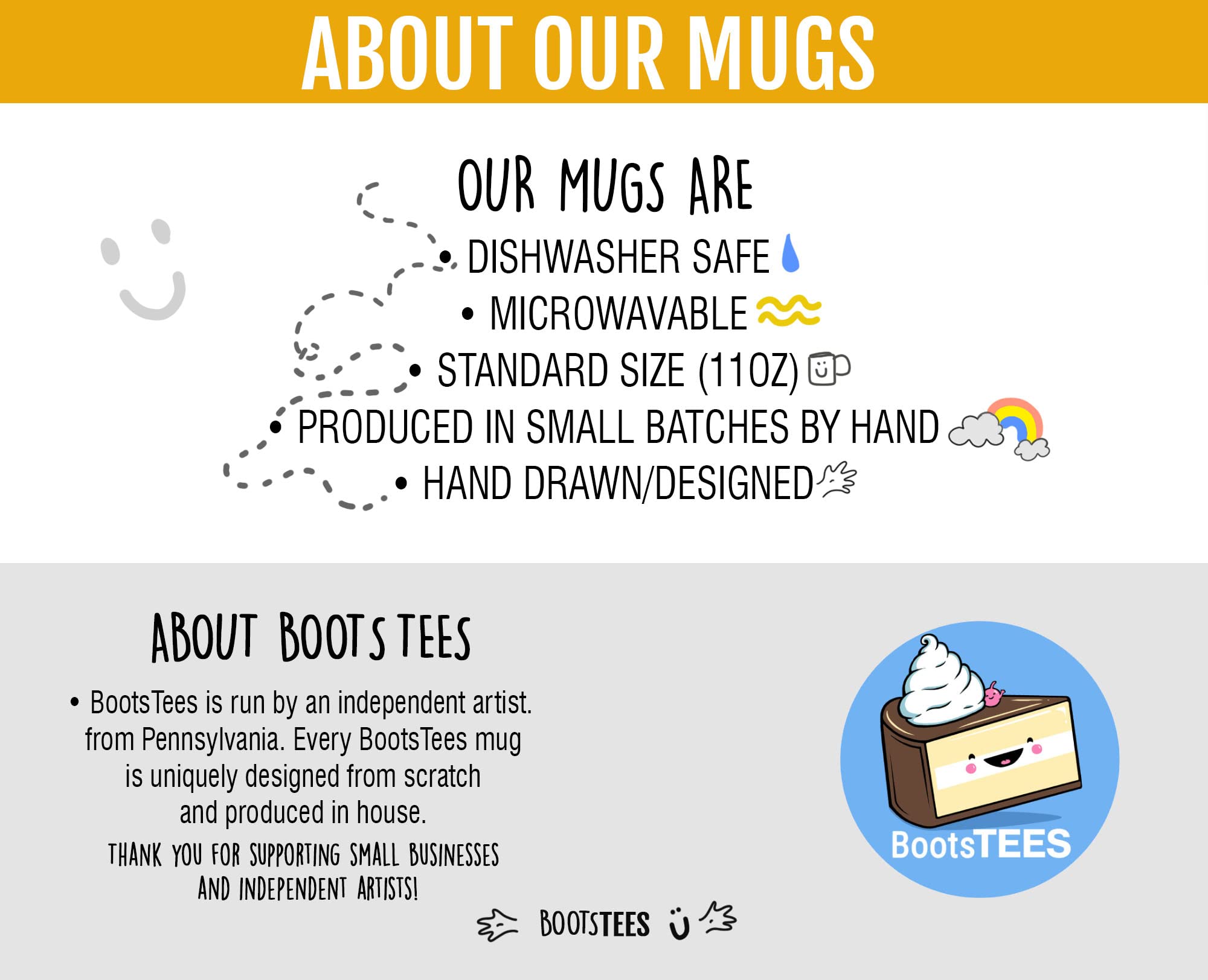 BootsTees dishwasher safe microwave safe mug