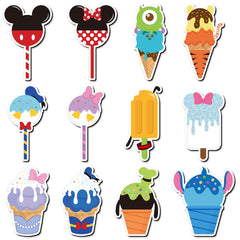 BOpusail ice cream mouse magnets set for cruise door decor