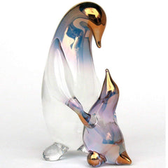 Kevin Prochaska glass artist penguin figurine gift card included