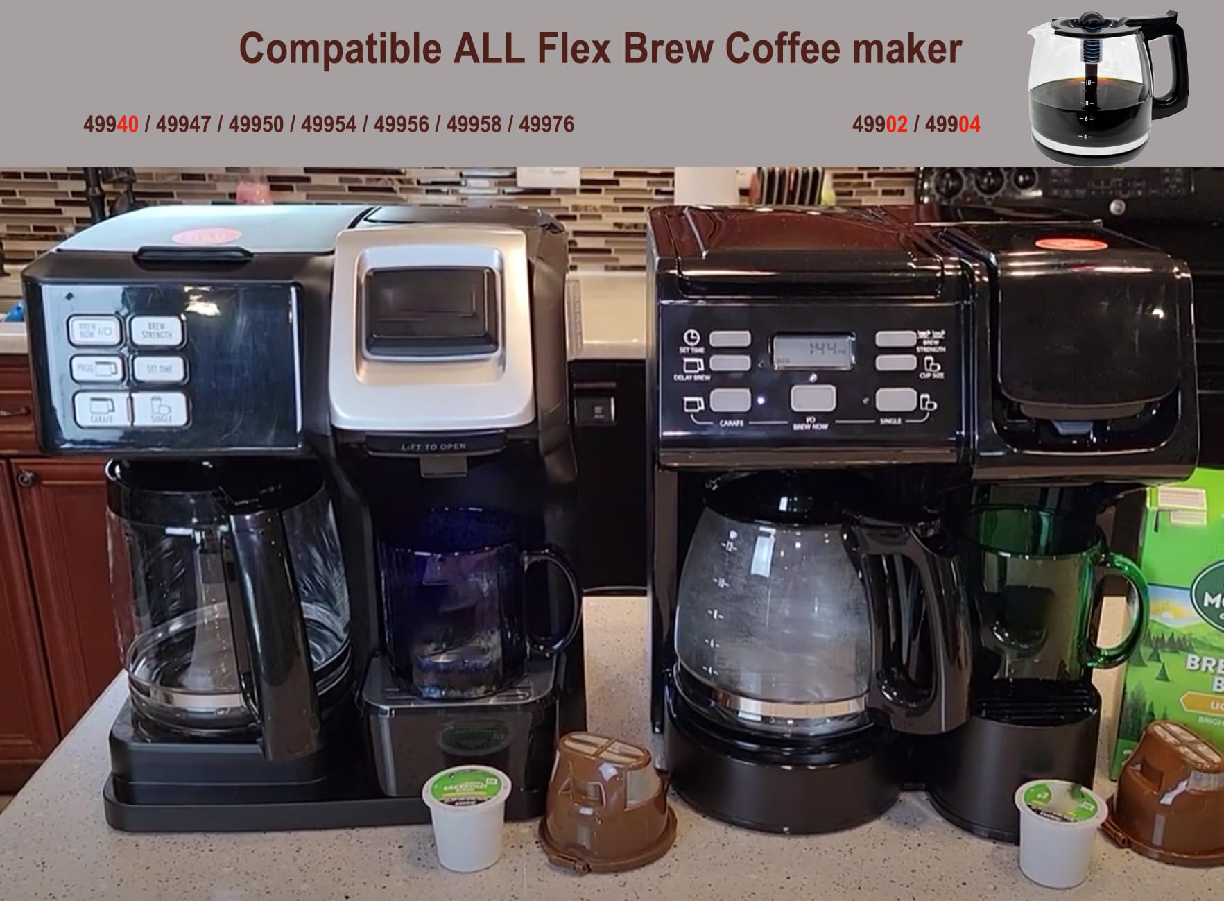 Borosilicate glass BPA-free coffee carafe