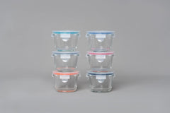 Borosilicate glass storage set for kids meals 12-piece