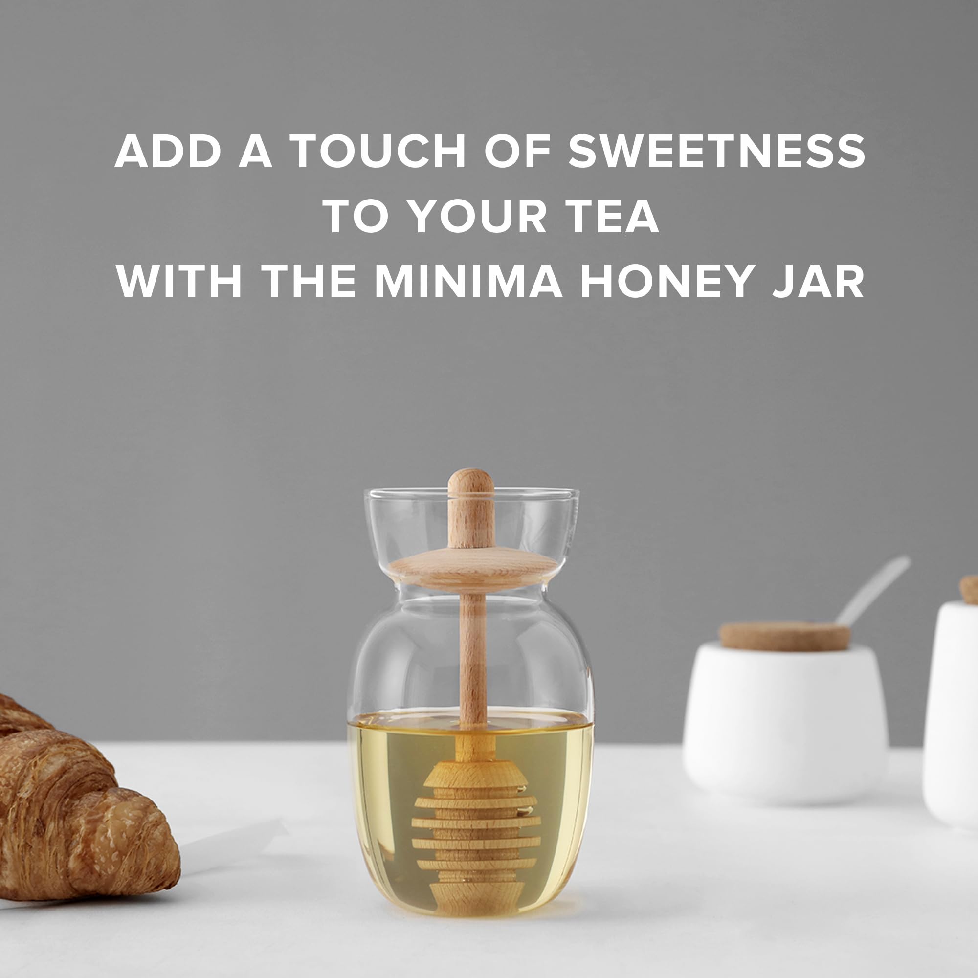 Lead-free non-toxic materials honey jar