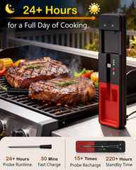 Real-time app alerts for BOTDOYS meat thermometer