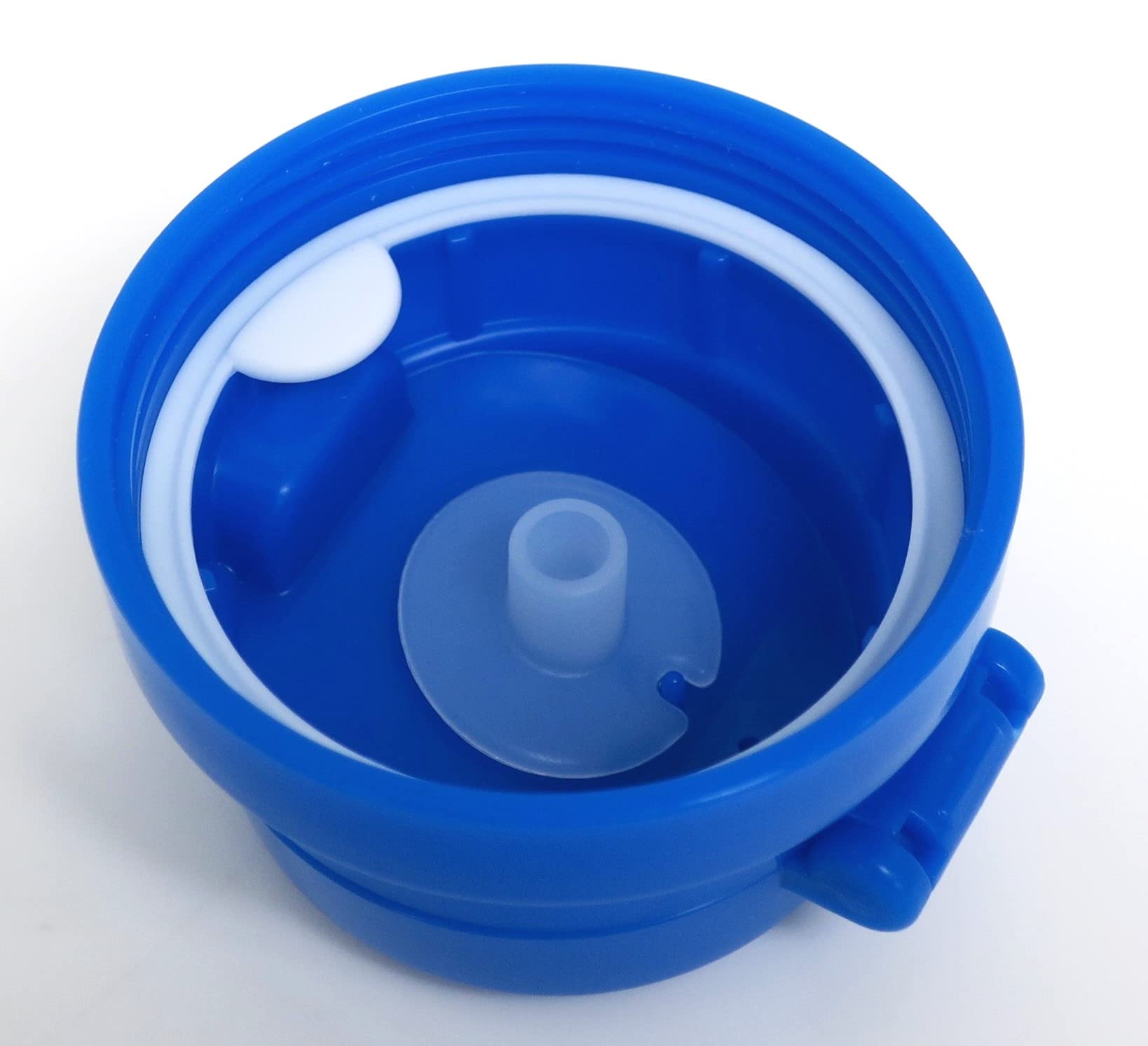Push button polyacetal mechanism on thermos