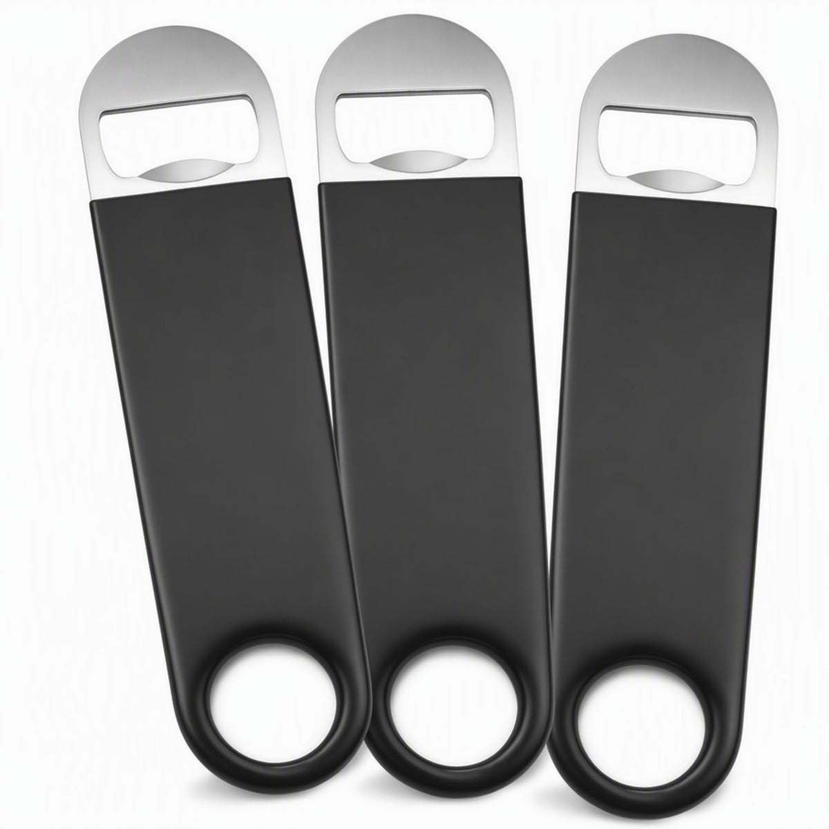 Bottle Opener Bartender flat bar 7 inch stainless steel image