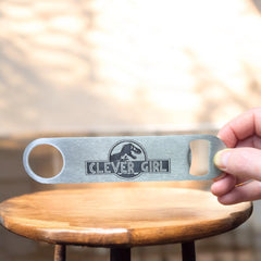 Heavy duty flat bottle opener