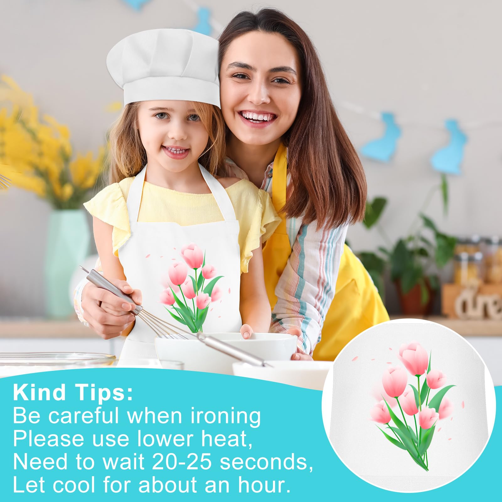 Polyester skin friendly kids apron material