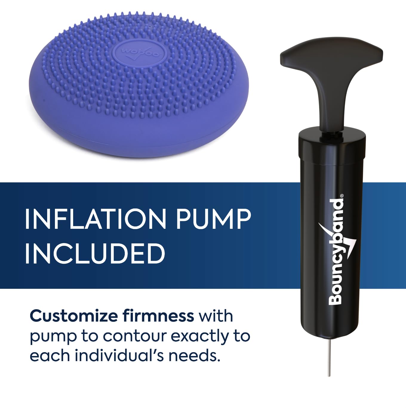 Compact portable wobble cushion for home meals and classroom