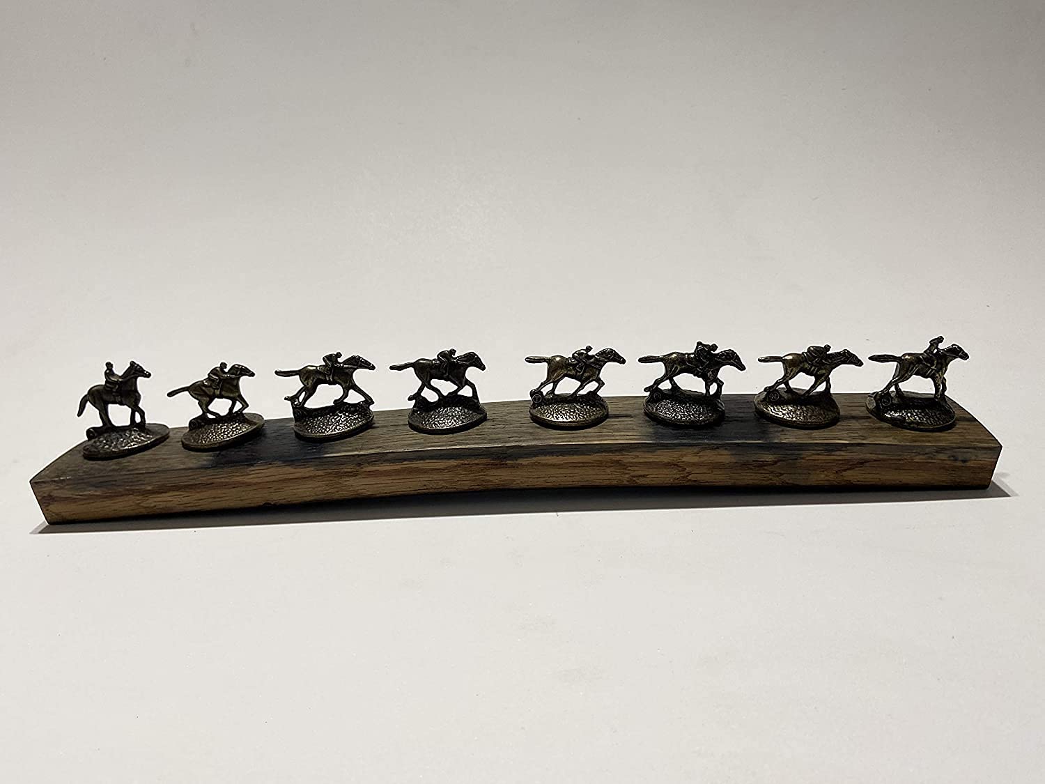 Genuine bourbon barrel stave material used in display