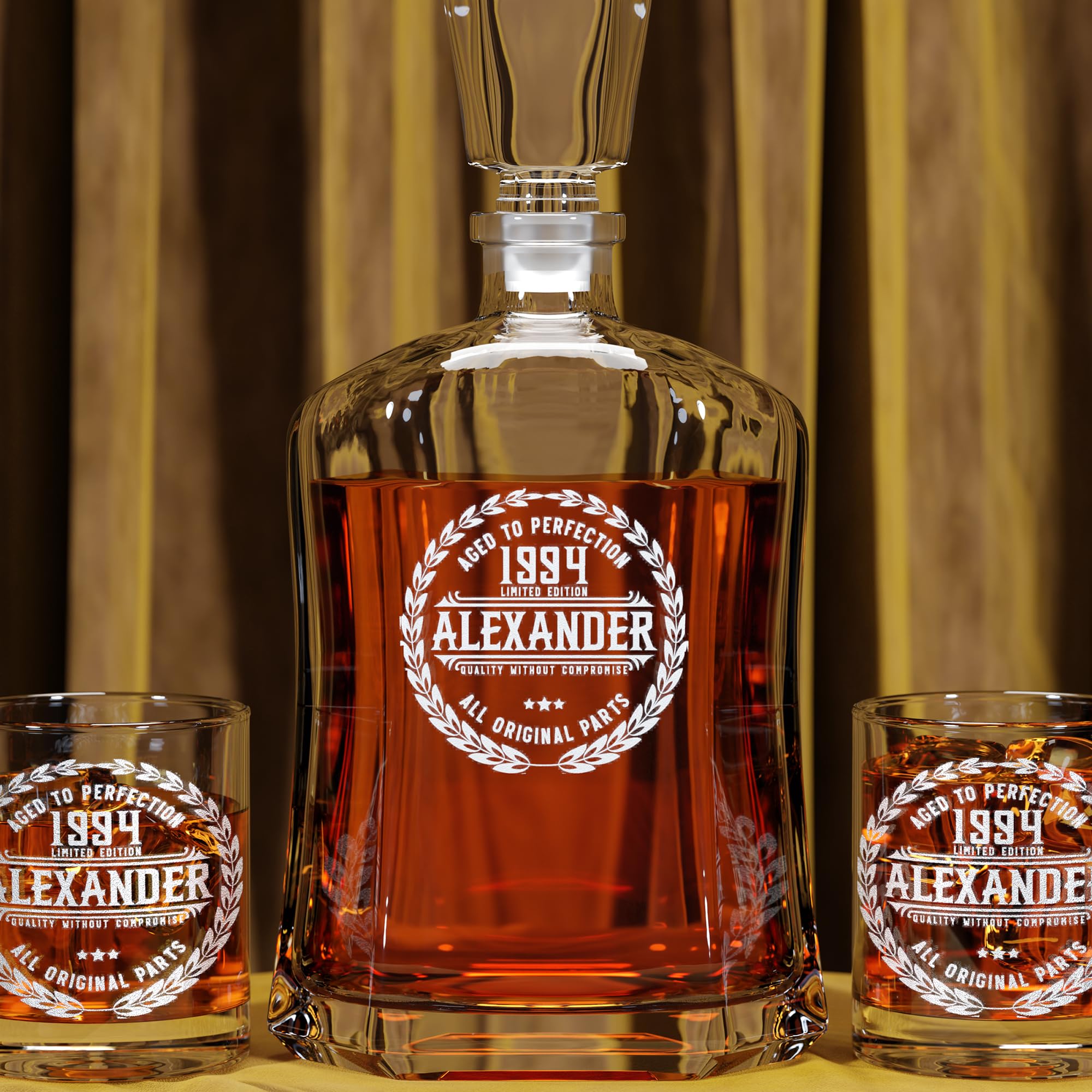 Bourbon scotch gifts decanter for men