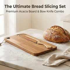 Bow Knife serrated blade close up for bread slicer set