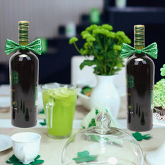 Bow tie wine bottle decor size 3.85 x 1.96 inches