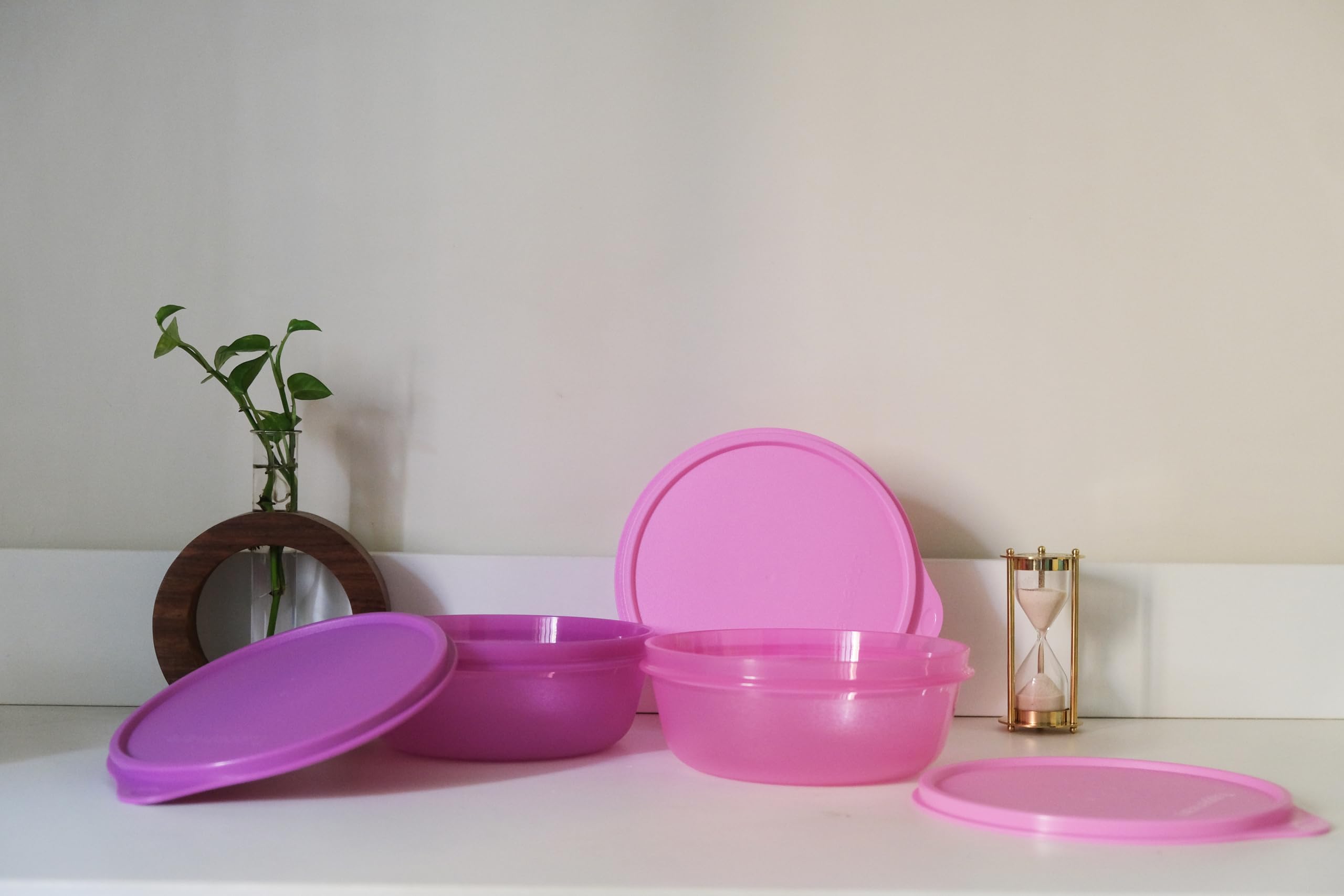 holds approximately 600ml per bowl