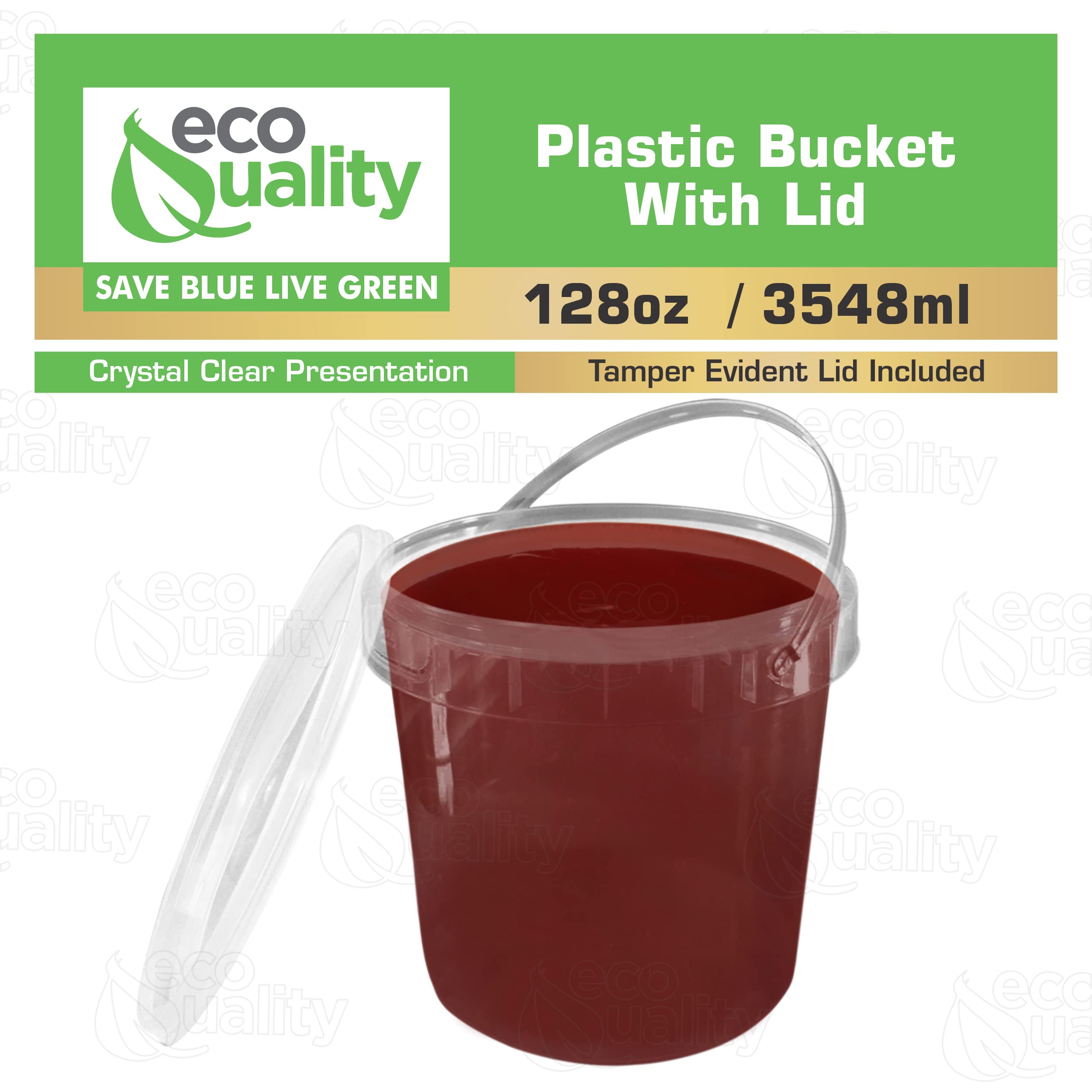 leak proof round plastic pail for kitchen use