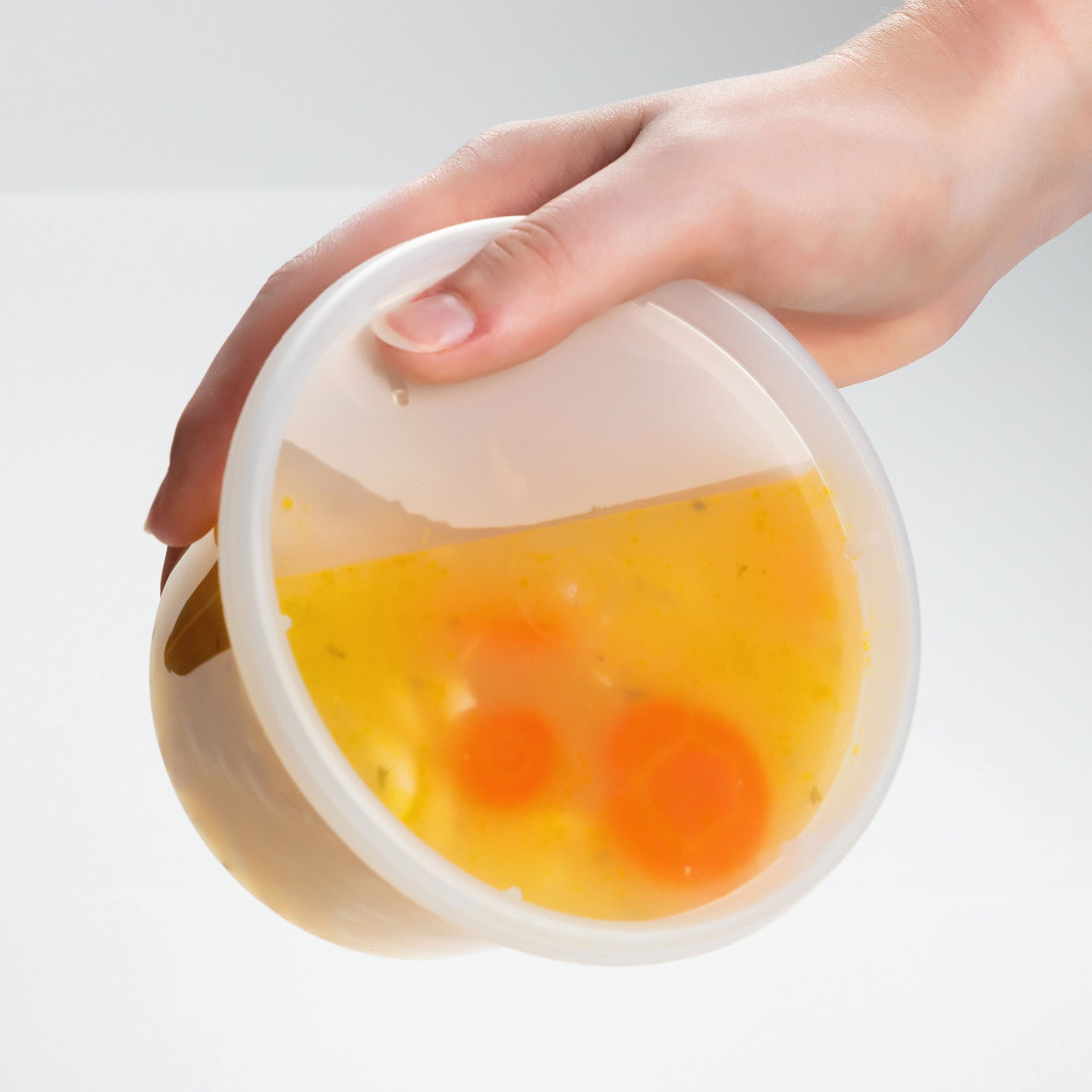 Airtight lids stackable plastic storage containers 50 pack
