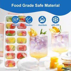 bpa-free odor-free ice trays silicone and pp