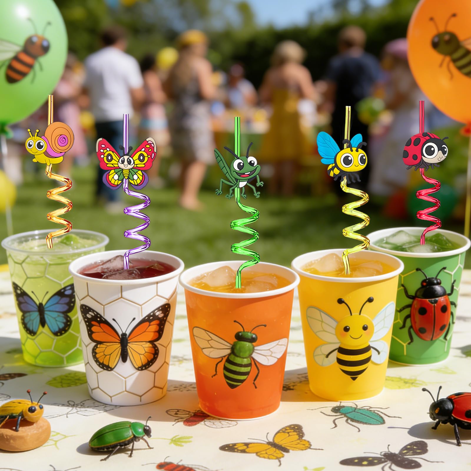 Kid sized straws compatible with most cups