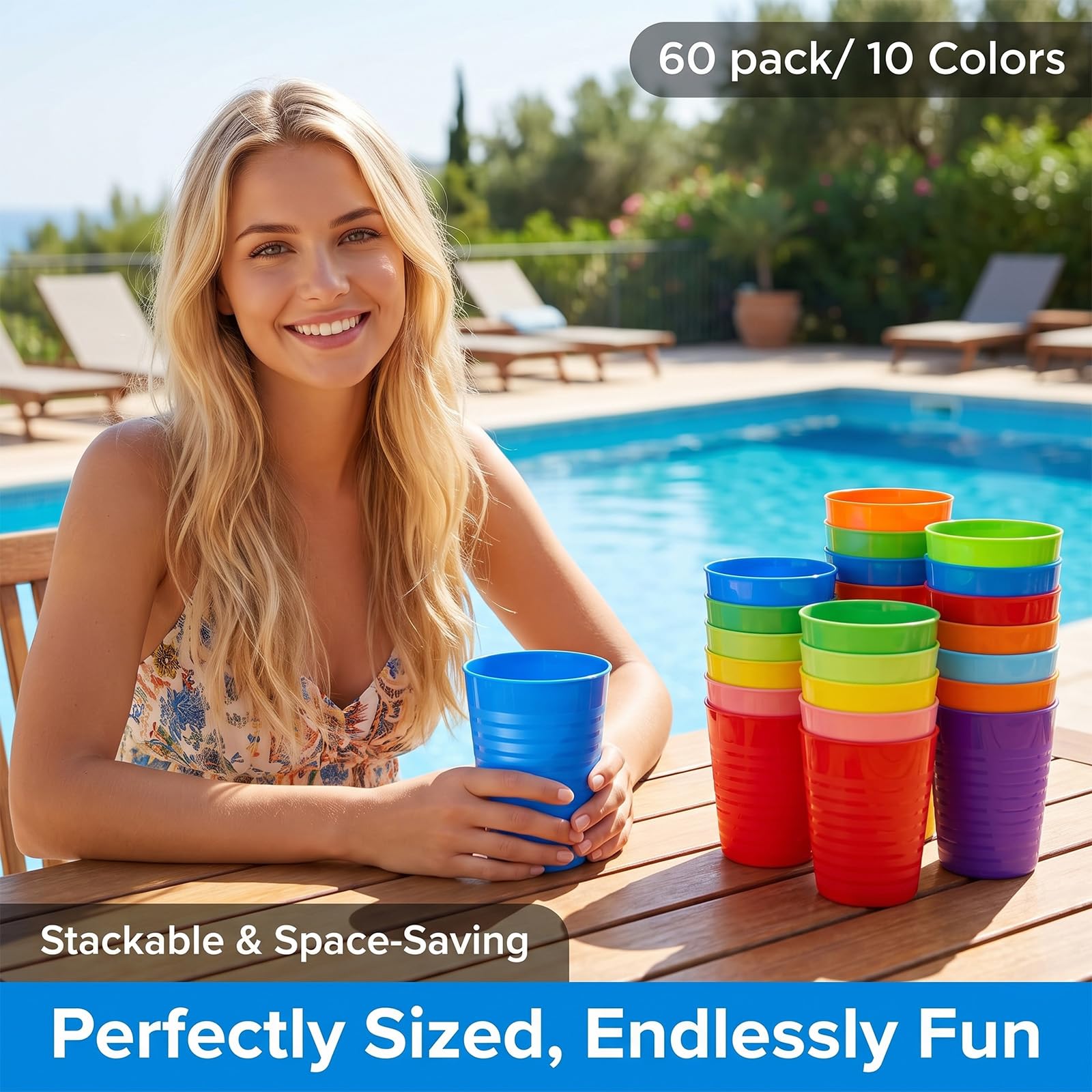 hand wash recommended 60 cup multicolor set