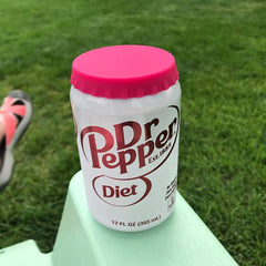 BPA-free silicone lid sealing a soda can