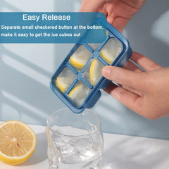 Mini size ice cube trays 4.53 x 2.75 x 1.42 inches