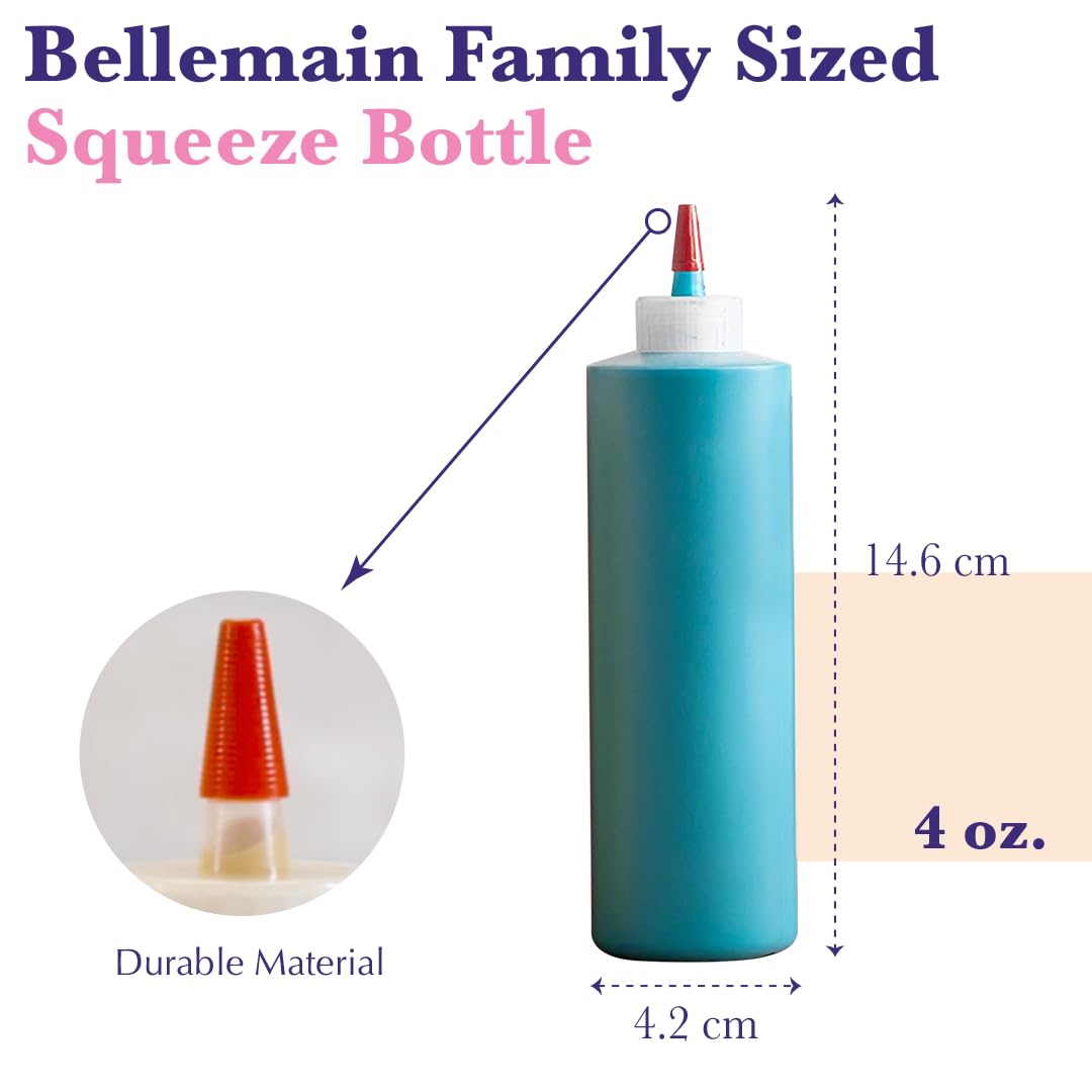 BPA-free durable plastic squeeze bottles