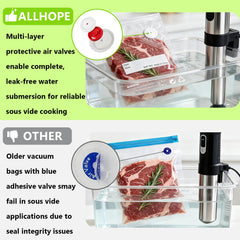30-pack vacuum sealer bags with clips