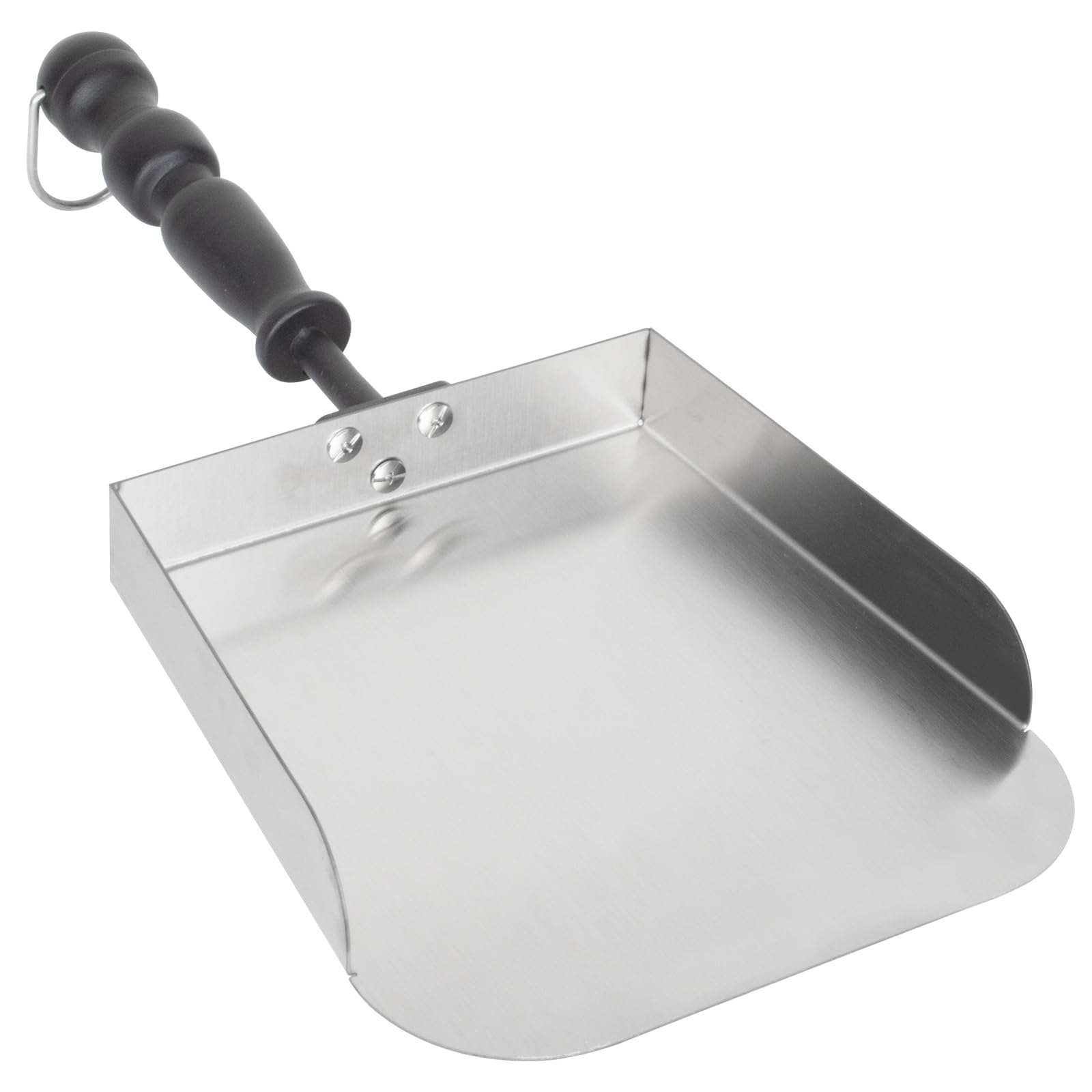 BQMAX stainless steel griddle spatula 7.5L x 7W surface with 6.2L handle