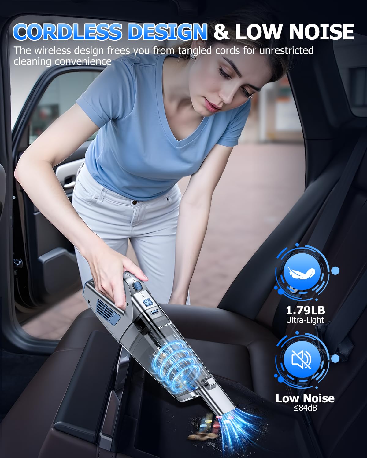 Ergonomic design suitable for stairs car and tight corners