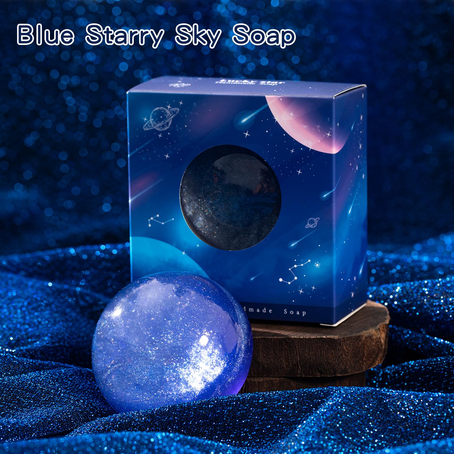 Blue Man Premium Gifts Basket greeting card and accessories lid