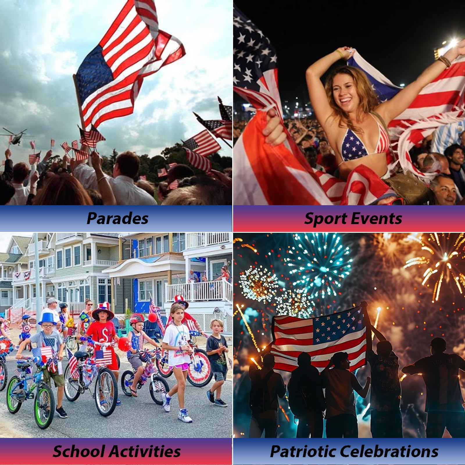 Versatile patriotic gift set suitable as party favors