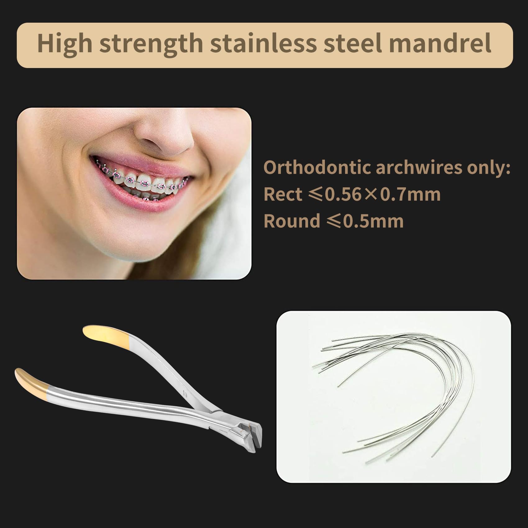 Braces removal tools distal end cutter pliers