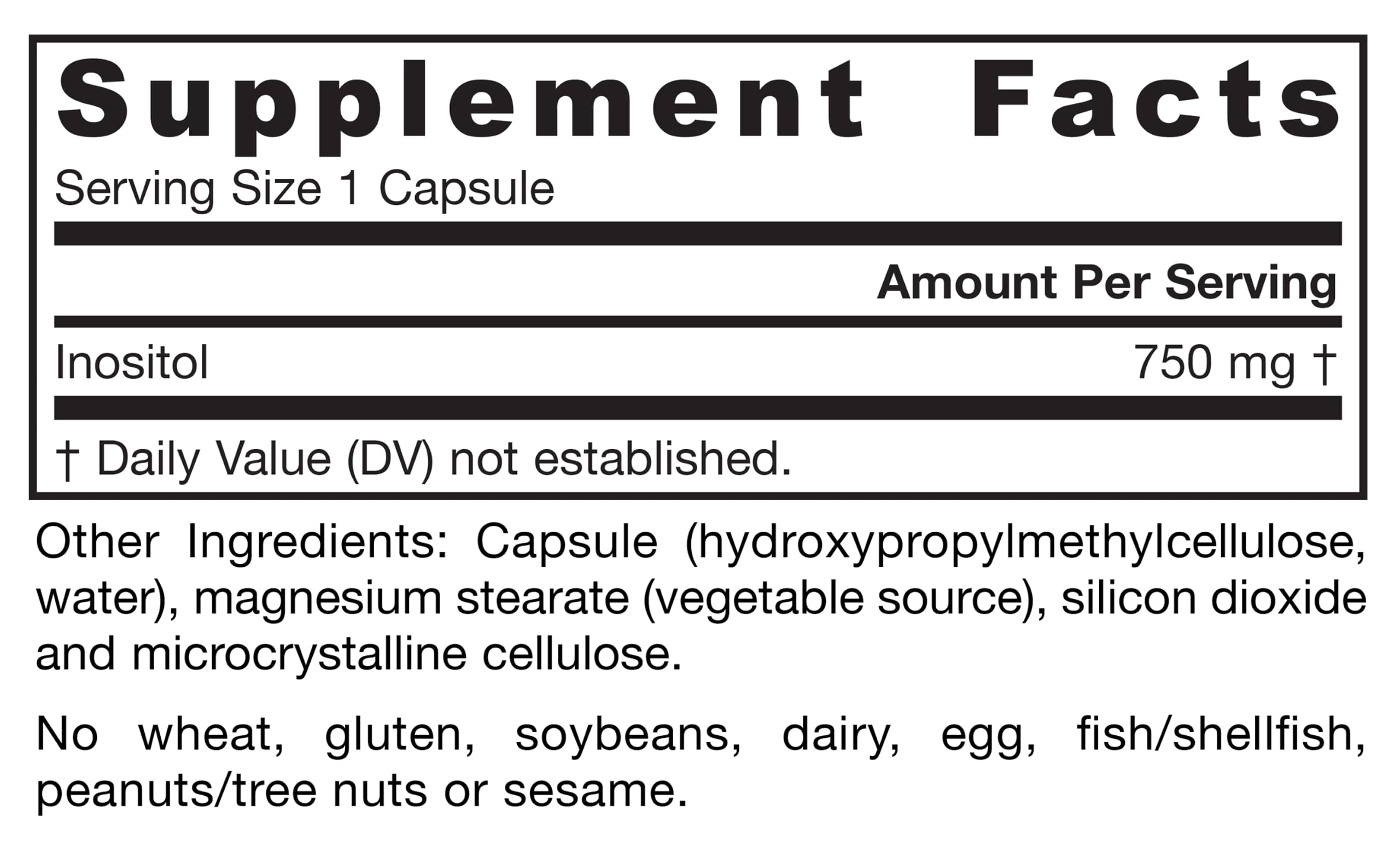 Brain liver muscle support with inositol