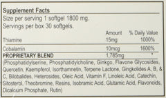 Brain Sharpener dietary supplement packaging image 3