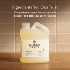 Aloe chamomile meadowfoam ingredients in Branch Basics hand soap refill