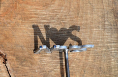 Branding iron with 12 inch loop handle