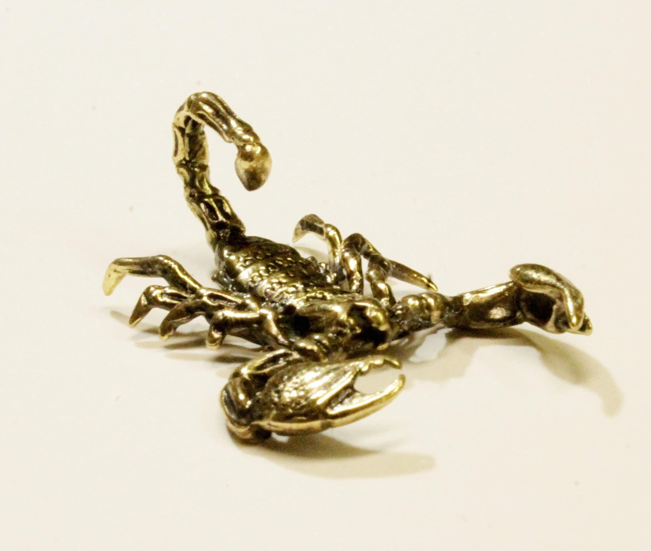 Brass scorpion miniature ornament