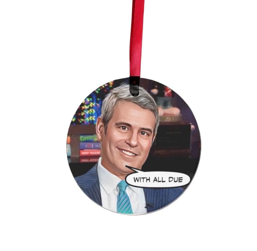 Bravo TV Real Housewives Christmas Ornament 2.75 inch size