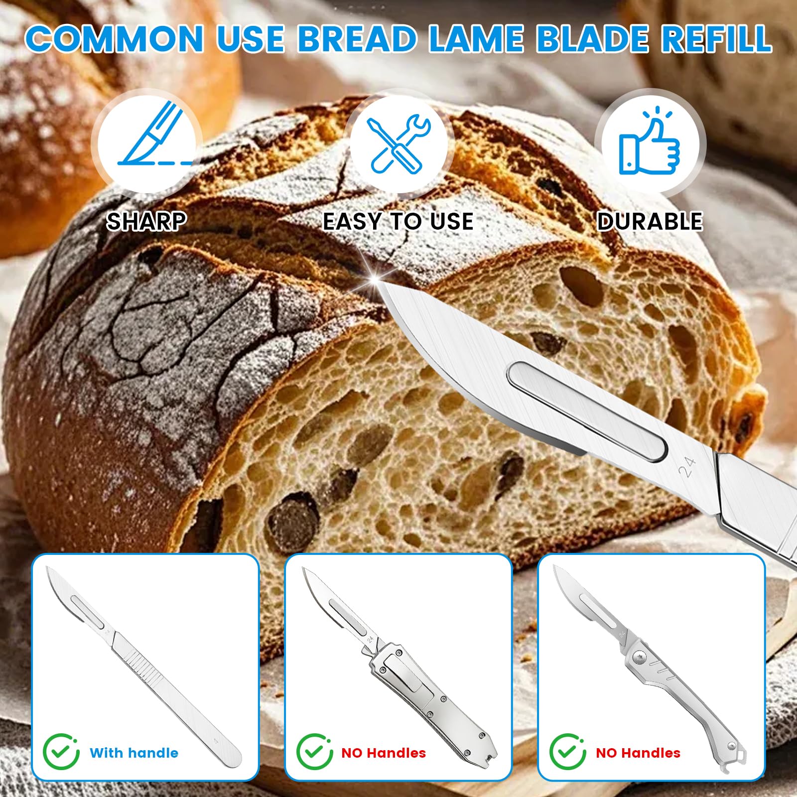 storage case with finger guards for bread lame set