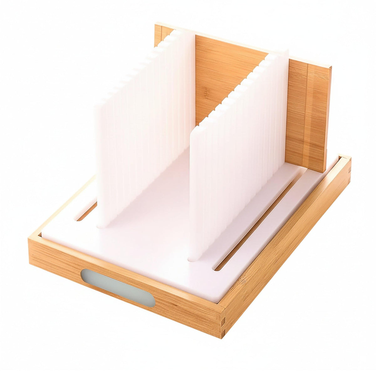 Upgraded bread slicer for homemade bread