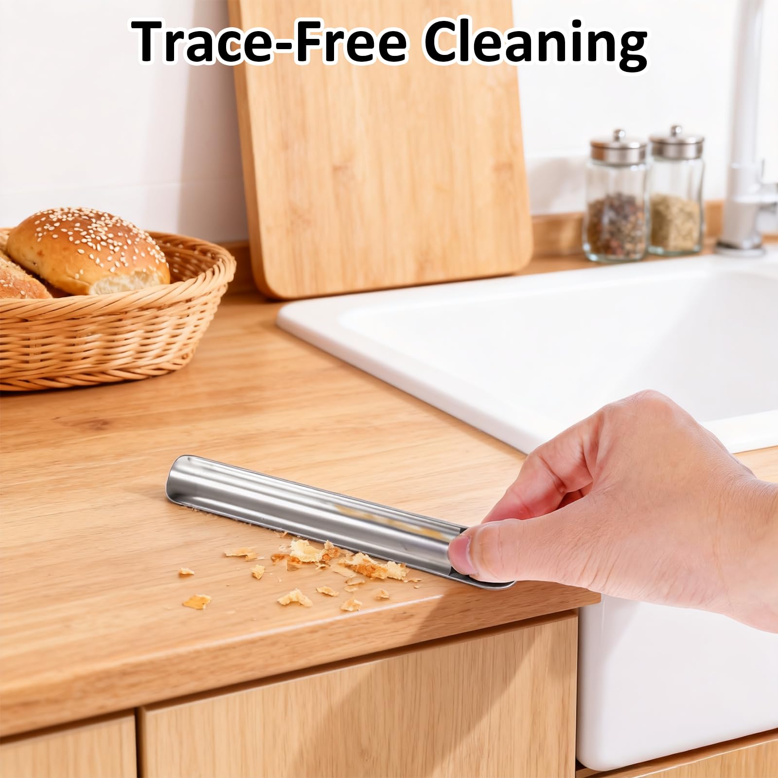 Versatile crumb sweeper for waiters bartenders