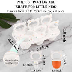 Breastmilk popsicle molds by Sakolla for teething relief
