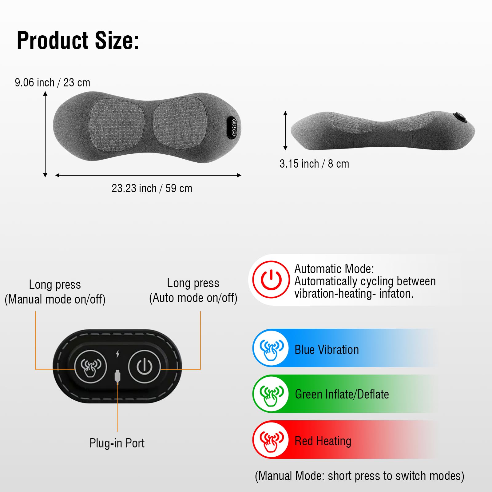 Product suitable for car bed and office chair use