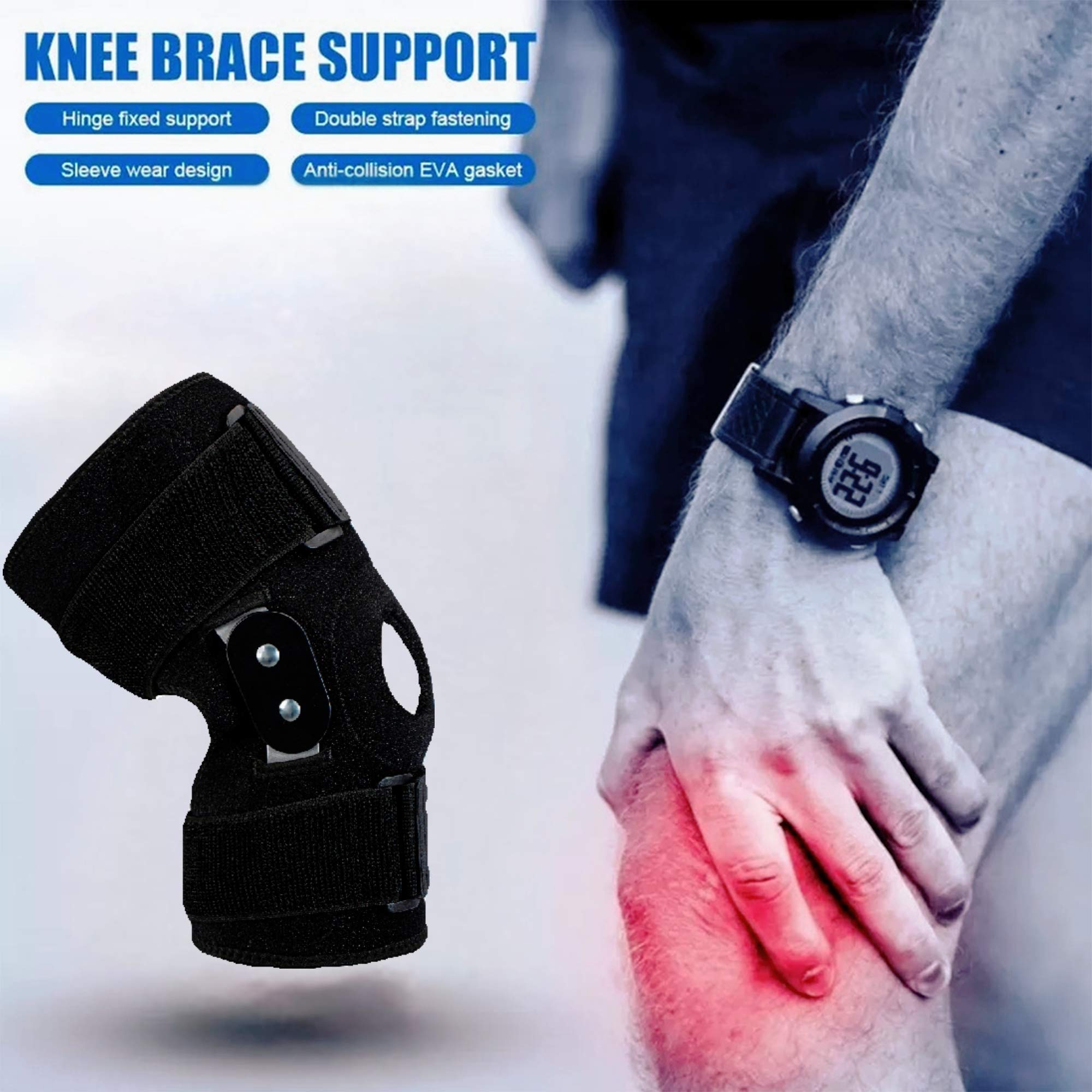 Knee support for ACL arthritis meniscus tear and tendinitis pain