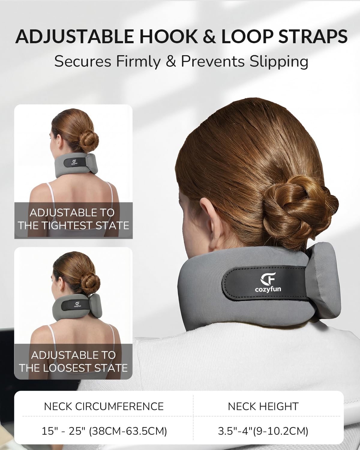 Breathable neck brace design keeps neck cool and dry