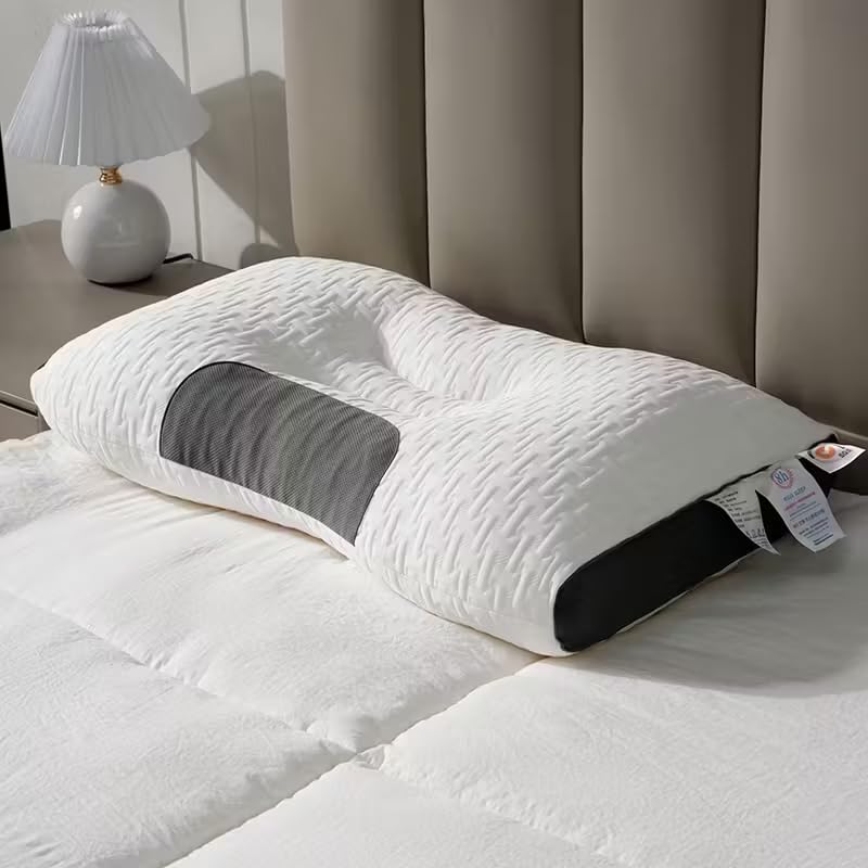 Breathable neck pillow for deep sleep and comfort